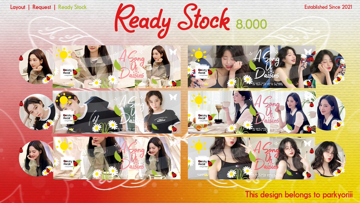 parkyoriii's tweet photo. Repost will be appreciated 💖

Haii aku ada layout Karina, Winter, dan Wony yang bisa dijemput sekarang 🌼🍃🐞 Bisa retext yaa~

#zonauang https://t.co/KNhle5zZzL