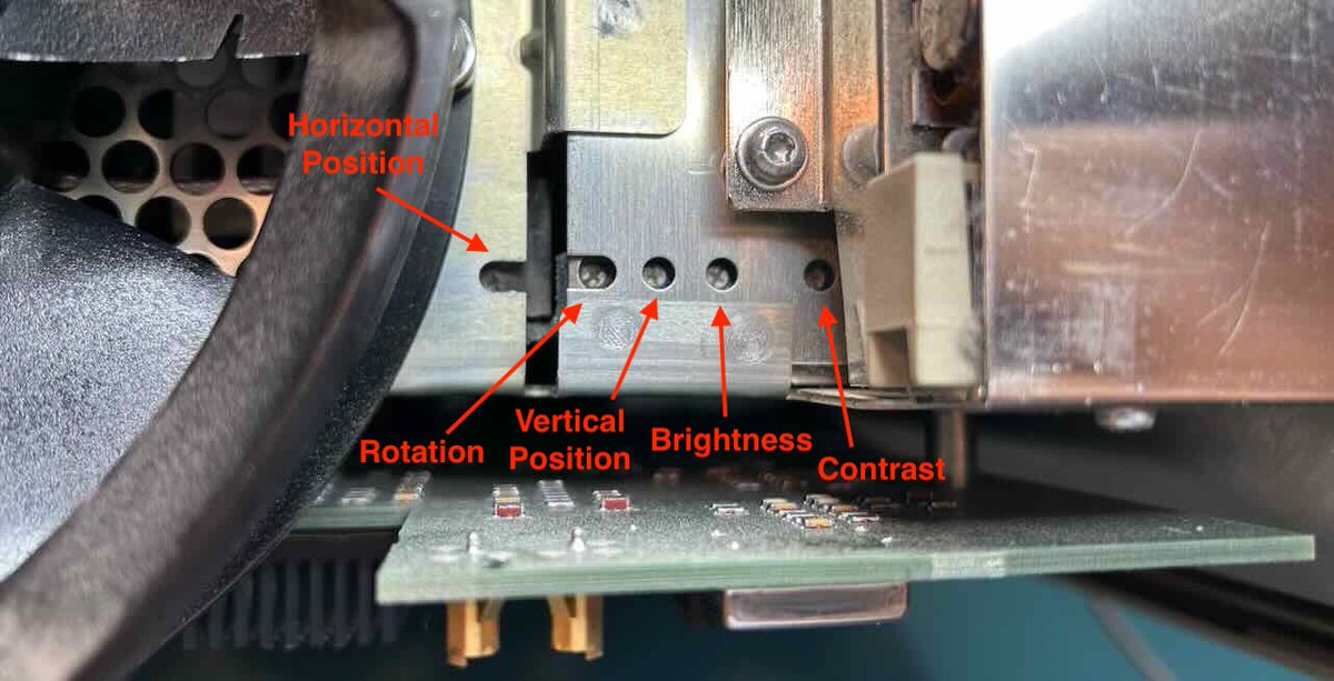 Brightness and Contrast Adjustment of Tektronix TDS 500/600/700 Oscilloscopes  T

his is really simple, but I was *this close* to buying an LCD panel upgrade kit, so maybe it will help someone else one day.

tomverbeure.github.io/2025/05/08/Adj…