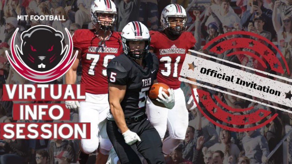 Thank you very much <a href="/bbubna/">Brian Bubna</a> for the invitation to the virtual info session, it was great to learn all about <a href="/MITFootball/">MIT Football</a> and looking forward to keep working hard!