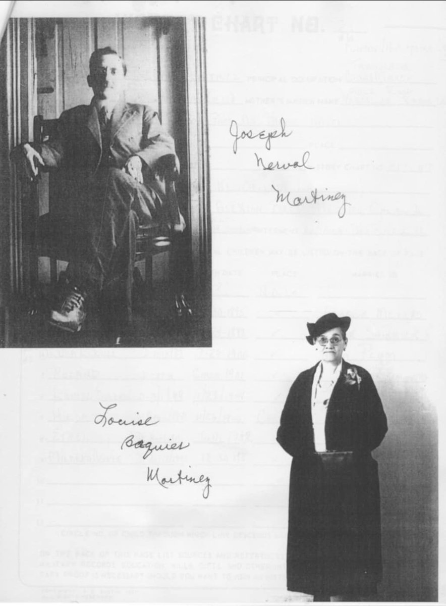 Pope Leo XIV's maternal grandparents were Joseph and Louise Martinez, Creole black folks from New Orleans. They lived on Old Prieur in the 7th Ward and then on St. Peters in the 5th Ward in early 1900s. Mr. Martinez made cigars for a living. 

They were extremely devout Catholics