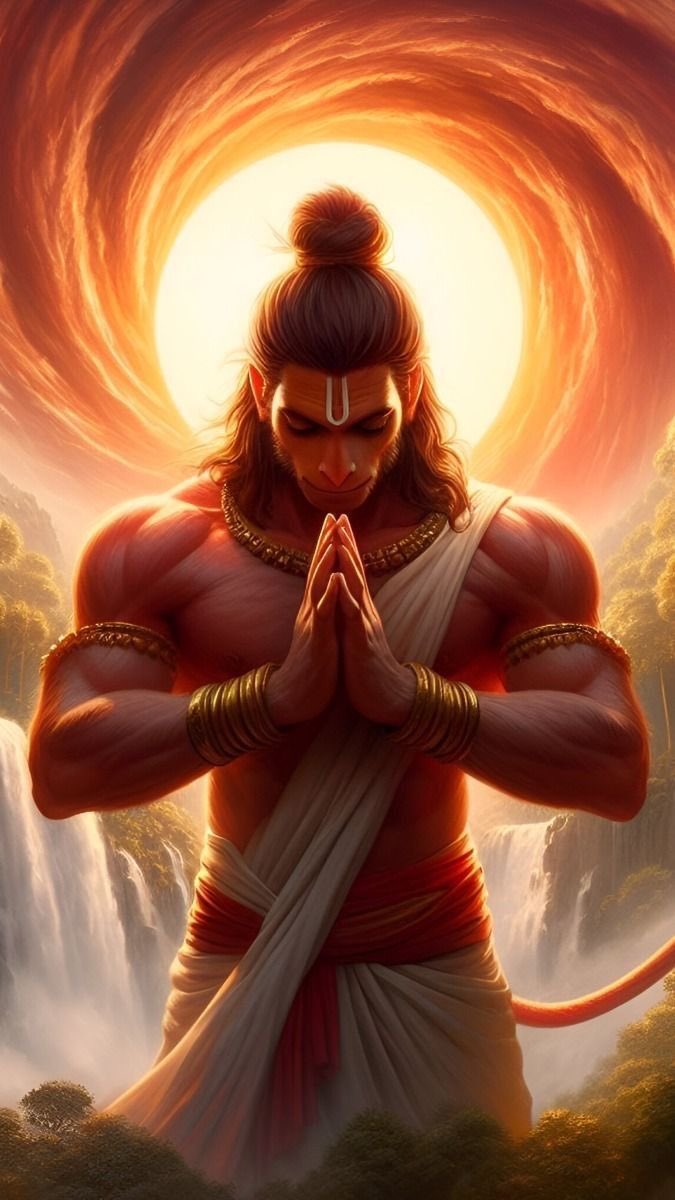 Laxmanfi's tweet photo. Jab mata anjani ke praan khatre mein the aur suraj ki pehli kiran pe unke praan chale jaate tab baal hanuman ji ne apna kad itna bada kar liya tha ki suraj ki ek kiran bhi dharti pe nhi pard paayi thi . 

Ab baat hai bharat mata ki aur humari sena ke saath hai hanuman ji ka ashirwad . 

Jab surya dev ki ek kiran is poori dharti pe nhi pard pai 

Toh koi atanki desh humare desh ko choo de aisa humari sena hone nhi degi . 

Jai shree ram 

Jai bharat mata ki
