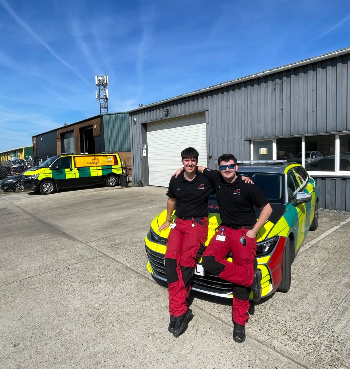 Happy Friday everyone! 

Today we have NARS First Responders Jacob &amp; Joe C giving their time to assist patients when needed and they will be handing over the Steve W who is covering tonight until Saturday night. We hope you all enjoy this lovely spring weather whatever you do