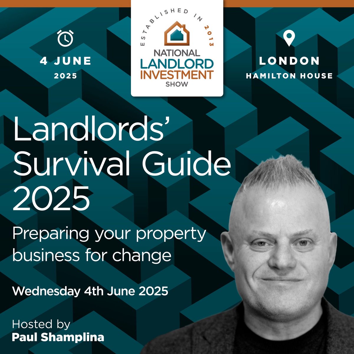 LandlordInvestShow (@landlordinshow) on Twitter photo We're delighted to announce the return of our landlords training day, "Landlords Survival Guide 2025", a CPD accredited event hosted by <a href="/PaulShamplina/">Paul Shamplina</a> taking place on 4th June in London for a great value of £125 inc VAT. Click here tinyurl.com/5es6r5kj to book your place 🏘️ We're delighted to announce the return of our landlords training day, "Landlords Survival Guide 2025", a CPD accredited event hosted by <a href="/PaulShamplina/">Paul Shamplina</a> taking place on 4th June in London for a great value of £125 inc VAT. Click here tinyurl.com/5es6r5kj to book your place 🏘️