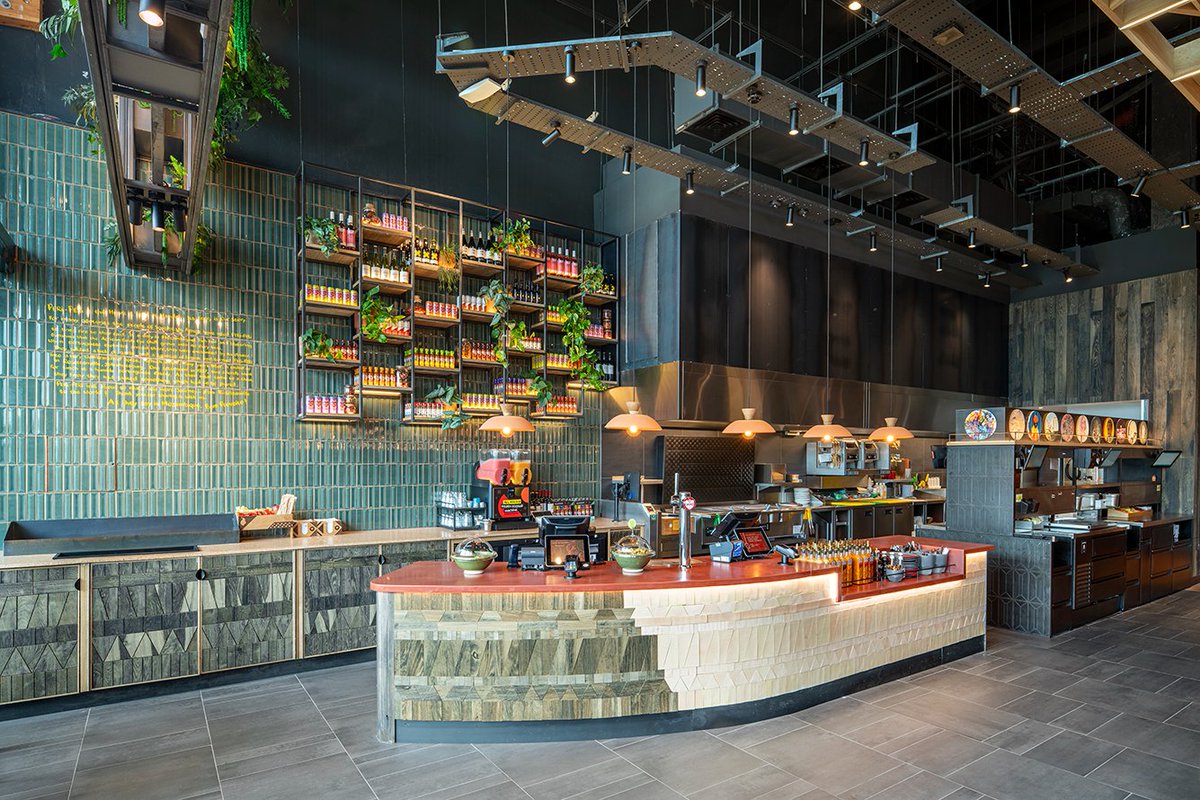 The new Taplow #restaurant has been designed by <a href="/morenomasey/">MorenoMasey</a>  with a <a href="/NandosSA/">NandosSA</a> colour palette, geometric fabrics, original #African #artwork, hand-woven pendant #lights, and #cork detailing. Photos by myself! #photographer #photography #photo #interiorphotography #interiordesign