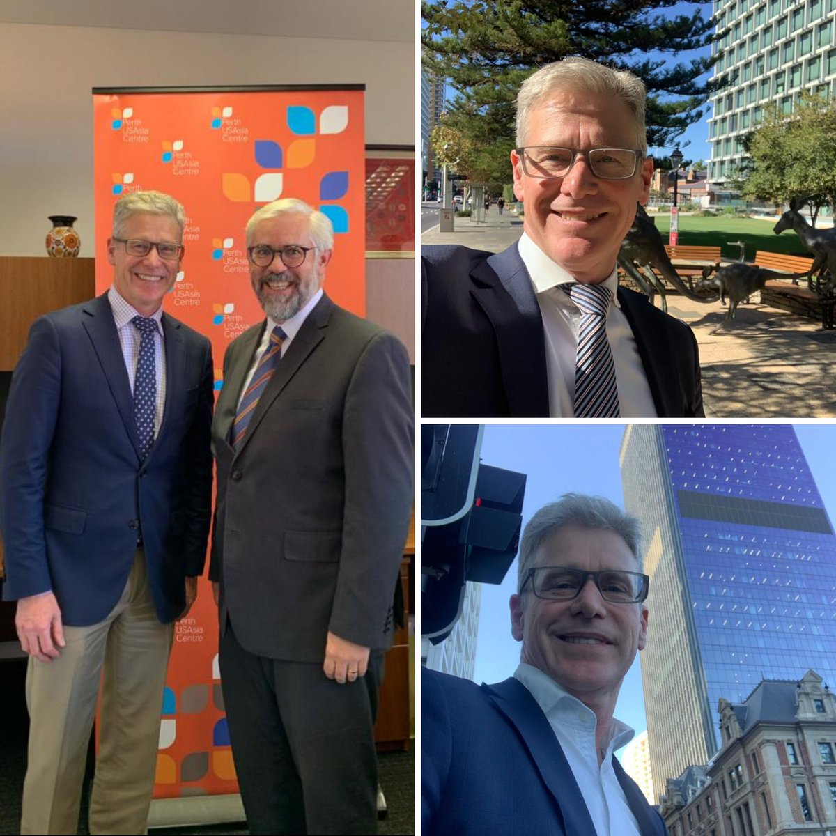 So much to talk about in #Perth. Western Australia is a long term reliable partner for Taiwan in #LNG and iron ore. Lots more we can do in #hydrogen, ammonia, and #CriticalMinerals. Thanks <a href="/uwanews/">UWA</a> Gordon Flake and CPC for great meetings.