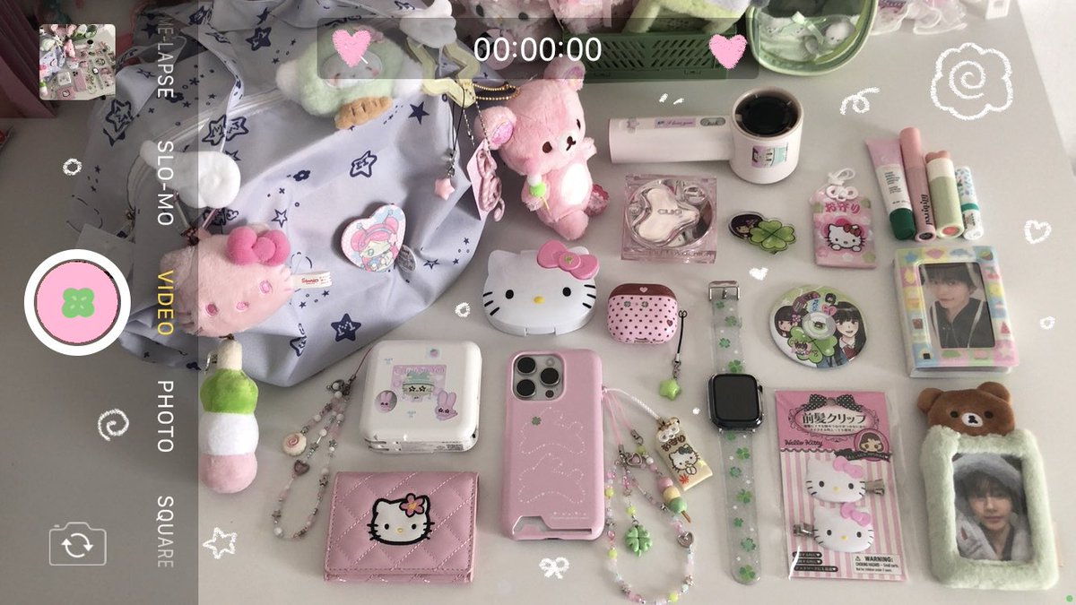 ⠀⠀⠀ ♡   ૮꒰ྀི ੭˶ᵔ ᵕ ᵔ ྀི꒱੭ : what’s in my bag 🫧