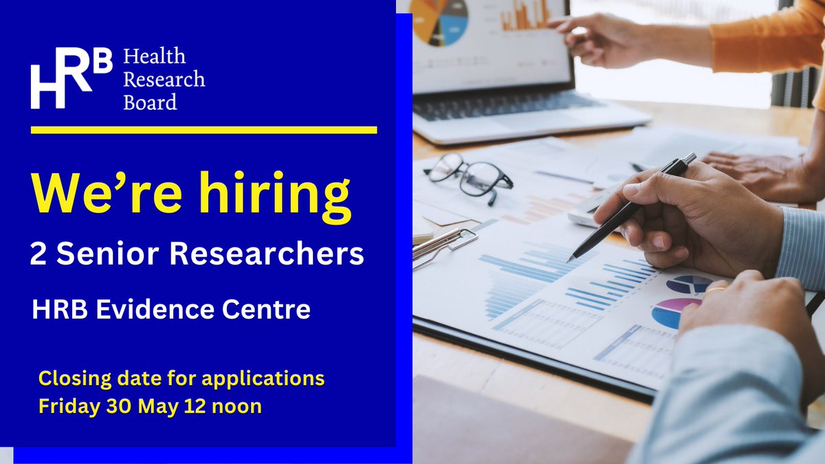 We're hiring! We have two exciting opportunities in our Evidence Centre for the role of Research Officer.  
Deadline for applications: 30 May 12 noon 
For more information and how to apply⬇️ 
bit.ly/4jNCiE3
#hiring #research #jobfairy #researchjobs