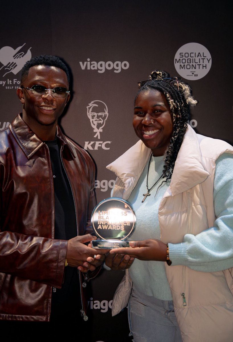 Extremely proud to be presented with the Limitless Black Influence Award in Sport!🏆

Very proud of my journey so far📈 and looking forward to the next few months! 🏃🏾‍♀️💨📈

The summer of sport is upon us!! Stay tuned with what’s to come next!! 🌎