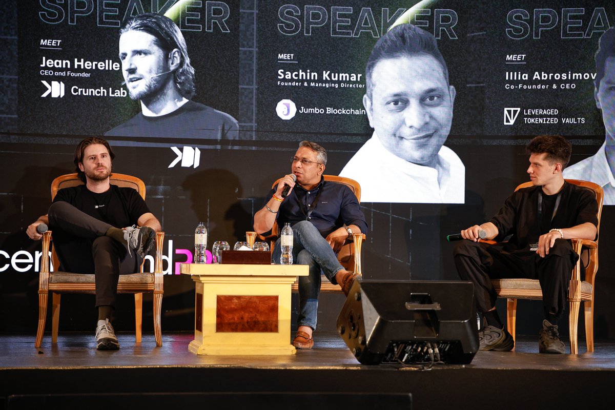 CoinFerenceX's tweet photo. 🎤 Panel 4 Recap – CoinFerenceX 2025
 - DeFi is Dead, Long Live DeFi

From the ashes of liquidity mining to the rise of real-world utility, this provocative panel tackled the hardest question in crypto today: Is DeFi really dead? Or has it just evolved into something bolder, leaner, and more battle-tested? 🔥📉📈

A huge thank you to the minds reframing the next chapter of decentralized finance:
 🔹 @AjeetK  ⭕️, Founder – @reflexical 
 🔹 @maslovsa , CTO – @fintopio 
 🔹 @herelle_jean , CEO & Founder – @CrunchLabHQ 
 🔹 @skb_co , Founder & Managing Director -@Jumboblockchain 
 🔹 @0xCorwin , Co-Founder & CEO – @ltvprotocol 
 🔹 @daosasha , Partnership Lead – @1inch  (Moderator)

Key insights from the panel:
 ⚙️ DeFi never died. It matured, moving from high-yield speculation to real-world utility.
 💰 “Where does the yield come from?” is the only question that matters now.
 📦 Use cases like invoice financing, stablecoin-backed payments, and RWA tokenization are pushing adoption.
 🤖 The intersection of DeFi + AI is where the next wave of UX and scalability will come from.
 🏛️ Institutional capital is entering slowly, but surely, and it's reshaping what "trustless" means.

🗣️ This wasn't just a retrospective; it was a reboot.
 
🙏 Immense gratitude to each speaker for reminding us:

“True DeFi isn’t dead. It’s just getting started.”

#CoinFerenceX #CFX #DeFi #CrunchLab #Reflexical #Fintopia #LTVProtocol #JumboBlockchain #1inch #DeFiNarratives #CryptoPanels