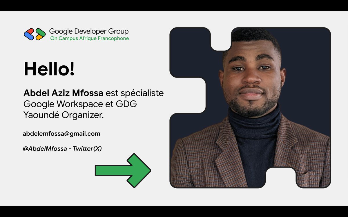 AbdelMfossa's tweet image. Merci à toutes et tous d’avoir rejoint notre session &quot;Collecte et Traitement des données (Forms &amp;amp; Sheets)&quot; dans le cadre de #GDGoC Afrique Francophone ! 
Avec @f_boriskoffi, @georgesbyona &amp;amp; @GDGCloudAbidjan
🙏 Une belle énergie, des échanges riches !  #GoogleForms #GoogleSheets
