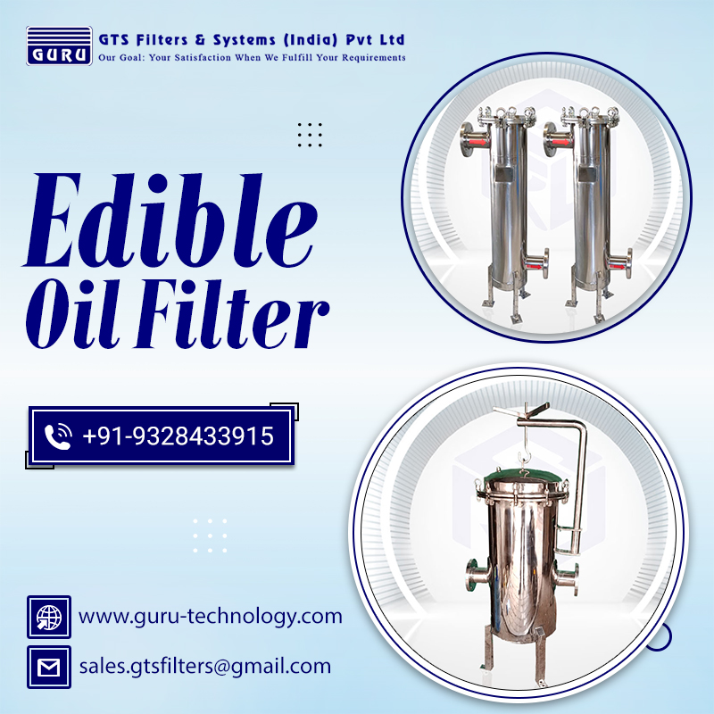 #Edibleoilfilters help remove impurities and contaminants from oil without using chemicals, ensuring it stays pure and safe to consume. GTS Filters and Systems provides high-capacity, cost-effective oil filter machines for this purpose.
guru-technology.com/edible-oil-fil…