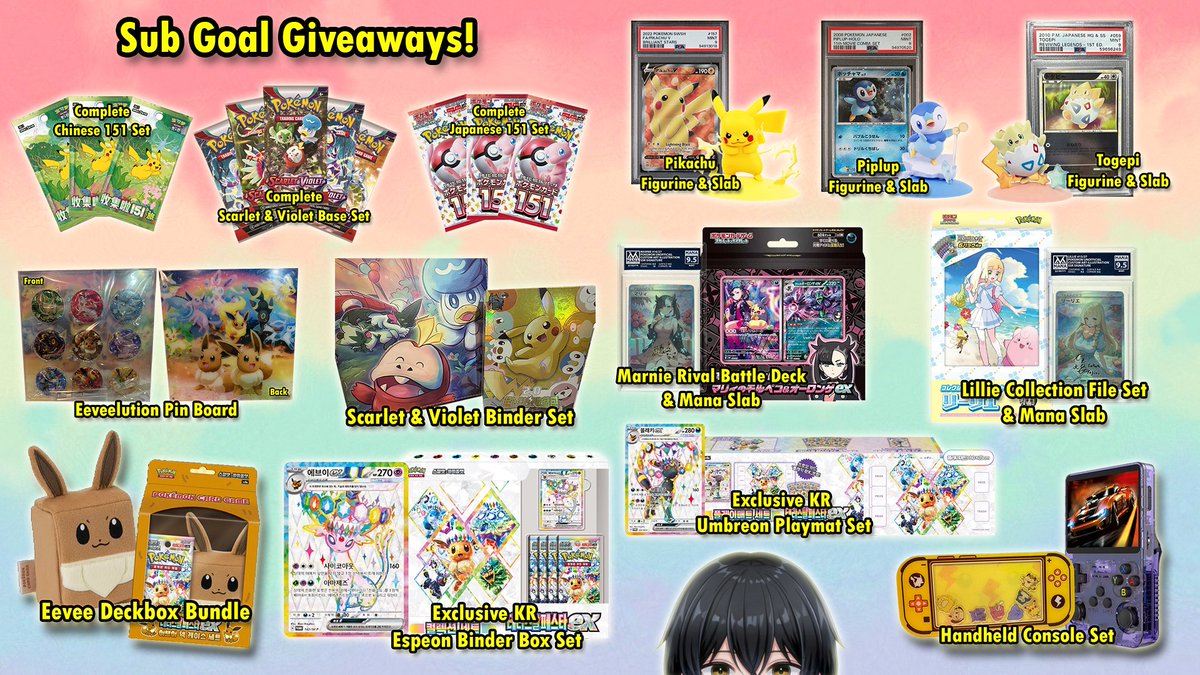 Sub Goal Giveaways! Saturday, 5/10/2025, 12PM-12AM EST.