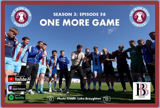THE IRON HOUR PODCAST 🎙️ (@ironhourpodcast) on Twitter photo 🎙️ NEW PODCAST NOW LIVE: 
We discuss the semi final victory over Chorley at the weekend. 
We also look at Carlton’s fine form, injury’s, and of course the big one next Sunday! 👀 
📺 -  youtu.be/61UrlgPSUqw
🎧 - tinyurl.com/4bmxn2sk 🎙️ NEW PODCAST NOW LIVE: 
We discuss the semi final victory over Chorley at the weekend. 
We also look at Carlton’s fine form, injury’s, and of course the big one next Sunday! 👀 
📺 -  youtu.be/61UrlgPSUqw
🎧 - tinyurl.com/4bmxn2sk
