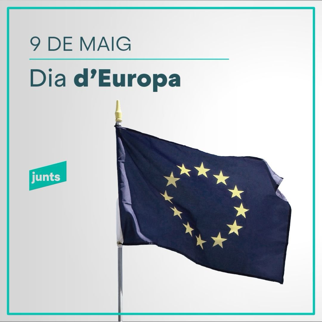 🇪🇺 El 9 de maig celebrem el #DiaEuropa i els 75 anys de la Declaració Schuman. 
Més que mai, cal una Europa forta i en pau 🕊️. 
El 81,4 % dels catalans volem el català oficial a la UE Defensem viure en català! ✊ 
<a href="/juntscomarqbcn/">Junts Vegueria Comarques Barcelona 🎗</a> 
<a href="/JuntsXCat/">Junts per Catalunya🎗</a> 
<a href="/NuriaRamonP/">Núria Ramon Pérez</a>