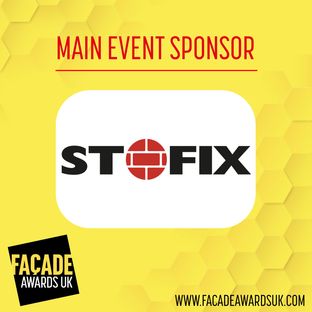 We're pleased to welcome Stofix as a sponsor of the #FacadeAwards! 🟡

Stofix offers the only pre-pointed brick slip façade fire-rated over 18m — with design flexibility, off-site construction, and one of the lightest systems on the market

🔗 Learn more: bit.ly/4h9AWky