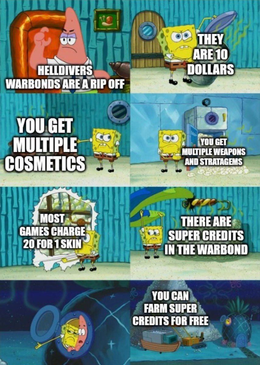 Tired of the complaining | #Helldivers2 

🔗 Ov3rwrked