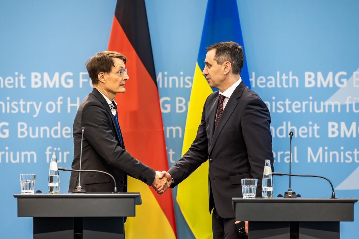 Viktor Liashko (@viktorliashko) on Twitter photo Deep gratitude, 🇺🇦 big friend <a href="/Karl_Lauterbach/">Prof. Karl Lauterbach</a>, for standing with us and inspiring with your dedication to fair and resilient healthcare. It was an honour to work with you. Your efforts strengthened global cooperation and saved lives. Wishing you success ahead! 🇺🇦🤝🇩🇪 Deep gratitude, 🇺🇦 big friend <a href="/Karl_Lauterbach/">Prof. Karl Lauterbach</a>, for standing with us and inspiring with your dedication to fair and resilient healthcare. It was an honour to work with you. Your efforts strengthened global cooperation and saved lives. Wishing you success ahead! 🇺🇦🤝🇩🇪