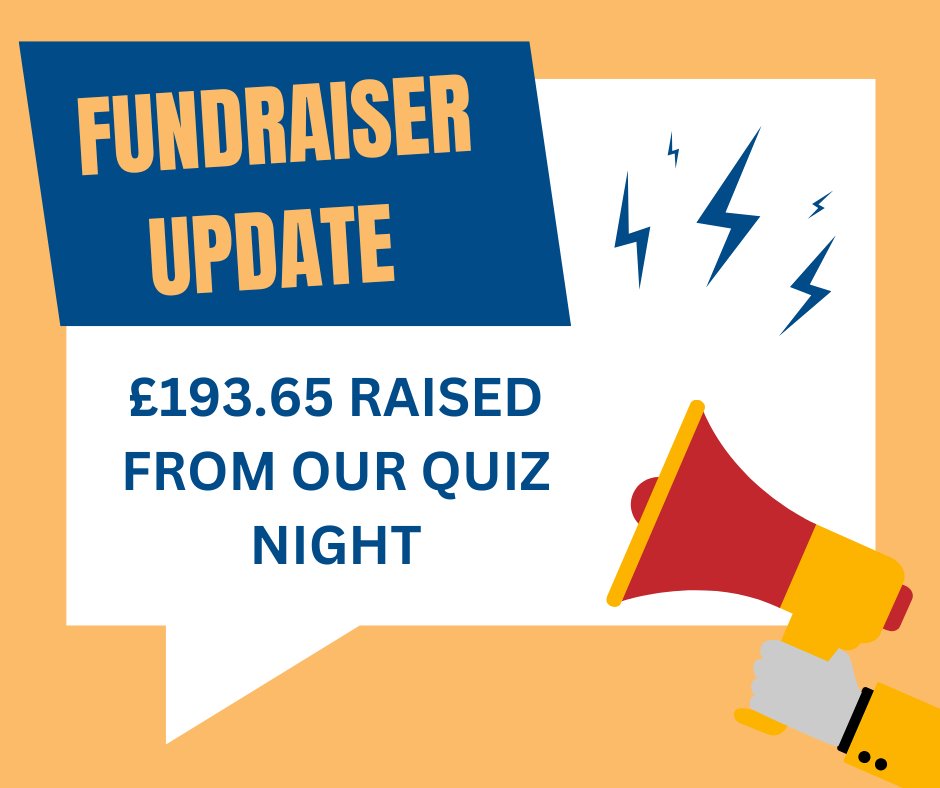 🎉 Our quiz night raised £193.65 – bringing our fundraiser total to £6,385.90! 🙌

🎟️ Raffle tickets still on sale (cash only, 18+): at Main Office &amp; Charity Shop.

🏆 Win: bike, roast dinner for 2 @ The Ship, or gift baskets!

📅 Draw: 22 May 2025

#CharityRaffle