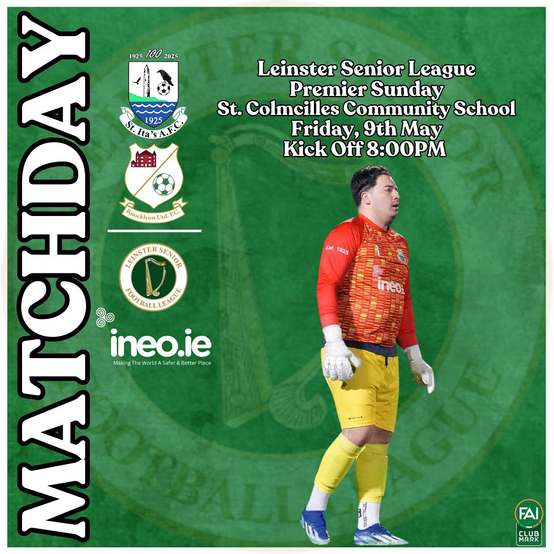 St Ita's AFC (@stitasafc) on Twitter photo 🟢⚪️ 𝗠𝗔𝗧𝗖𝗛𝘿𝘼𝙔 🟢⚪️
🆚 Knocklyon Utd FC
🕗 8:00 PM
🏆 Premier Sunday
🏟 St. Colmcilles Community School
#stitasafc
#weareitas
<a href="/LSLLeague/">Leinster Senior League</a> <a href="/AlQuinn2015/">LSL Live Update’s</a> 🟢⚪️ 𝗠𝗔𝗧𝗖𝗛𝘿𝘼𝙔 🟢⚪️
🆚 Knocklyon Utd FC
🕗 8:00 PM
🏆 Premier Sunday
🏟 St. Colmcilles Community School
#stitasafc
#weareitas
<a href="/LSLLeague/">Leinster Senior League</a> <a href="/AlQuinn2015/">LSL Live Update’s</a>