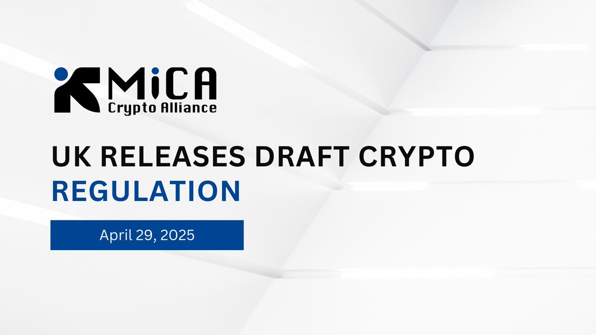 The UK just proposed a major shift in #cryptoasset regulation. 📄 The draft  rules from @HMTreasury bring trading, custody, #staking and #stablecoins  under existing UK financial laws, embedding crypto into the #FSMA