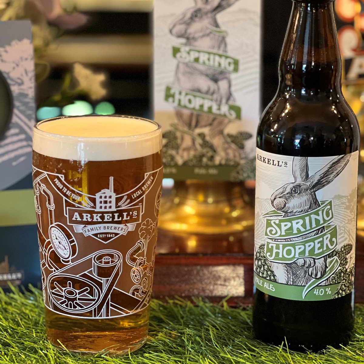 Cask Marque (@caskmarque) on Twitter photo Arkells Brewery is excited to announce the return of Spring Hopper, its much-loved seasonal pale ale.
Back by popular demand, the brew is now pouring in a selection of <a href="/ArkellsBrewery/">Arkell's Brewery</a>'s pubs across Wiltshire, Gloucestershire, Berkshire, Hampshire, and Oxfordshire🍻 Arkells Brewery is excited to announce the return of Spring Hopper, its much-loved seasonal pale ale.
Back by popular demand, the brew is now pouring in a selection of <a href="/ArkellsBrewery/">Arkell's Brewery</a>'s pubs across Wiltshire, Gloucestershire, Berkshire, Hampshire, and Oxfordshire🍻