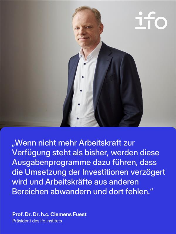 ifo Institut (@ifo_institut) on Twitter photo In Deutschland sollte insgesamt mehr gearbeitet und dafür ein Feiertag gestrichen werden, erklärt <a href="/FuestClemens/">Clemens Fuest</a> in seinem aktuellen #ifoStandpunkt. Der Verzicht sei nötig, um neue Anstrengungen für Verteidigung und Infrastruktur zu ermöglichen. 👉🏽 ifo.de/standpunkt/202… In Deutschland sollte insgesamt mehr gearbeitet und dafür ein Feiertag gestrichen werden, erklärt <a href="/FuestClemens/">Clemens Fuest</a> in seinem aktuellen #ifoStandpunkt. Der Verzicht sei nötig, um neue Anstrengungen für Verteidigung und Infrastruktur zu ermöglichen. 👉🏽 ifo.de/standpunkt/202…