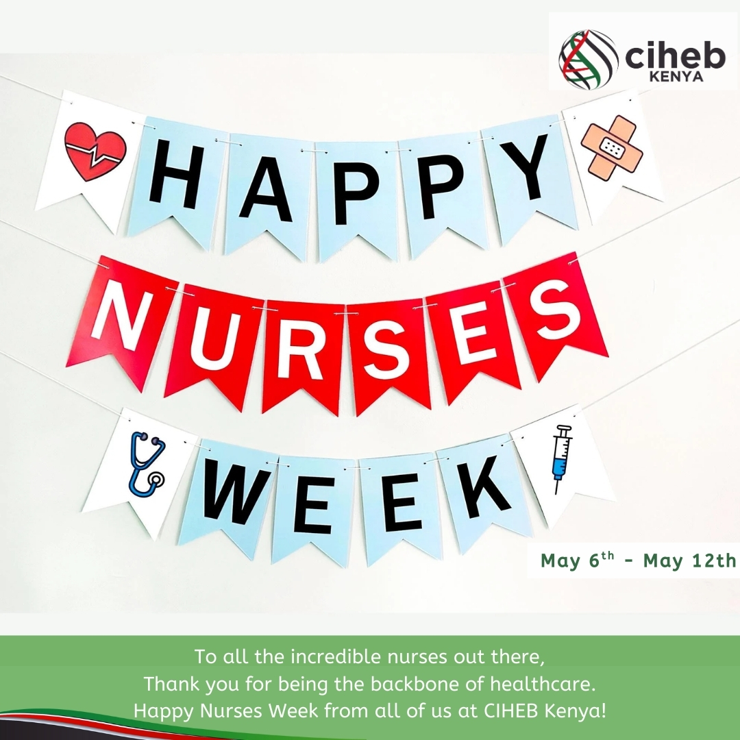 Ciheb Kenya (@ciheb_kenya) on Twitter photo Happy #NursesWeek! 💙
We salute the incredible nurses across Kenya -especially those working with us at <a href="/Ciheb_Kenya/">Ciheb Kenya</a> to advance HIV care and prevention. Your impact is felt every day. Thank you! 👏
#CihebCares #ThankYouNurses #HIVCare #healthheroes Happy #NursesWeek! 💙
We salute the incredible nurses across Kenya -especially those working with us at <a href="/Ciheb_Kenya/">Ciheb Kenya</a> to advance HIV care and prevention. Your impact is felt every day. Thank you! 👏
#CihebCares #ThankYouNurses #HIVCare #healthheroes