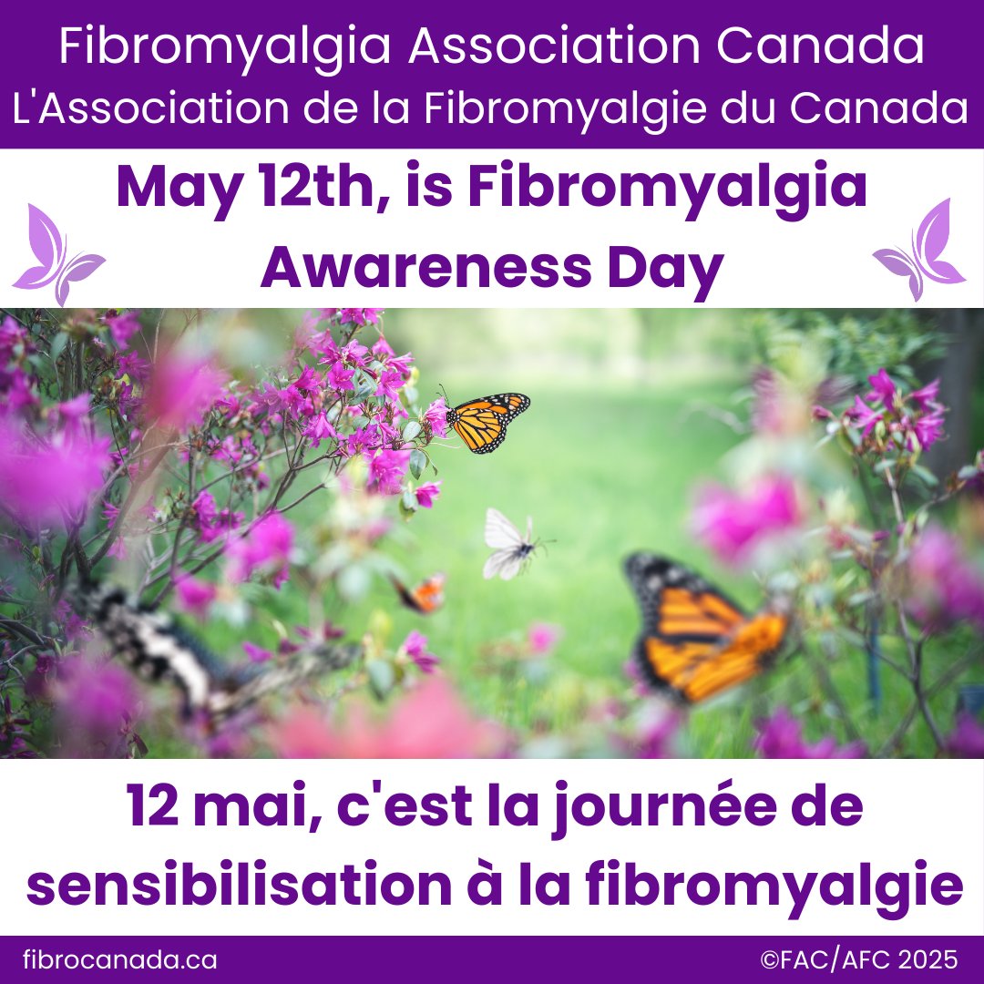 fibrocanada's tweet photo. May 12 is Fibromyalgia Awareness Day

Fibro is real. The pain, fatigue &amp; brain fog may be invisible, but the impact is life-changing and can be disabling. 

Let’s #MakeFibroVisible not just May 12th but everyday!

#May12 #FibromyalgiaAwareness #FAC #YouAreNotAlone https://t.co/ZoJWn88mtr