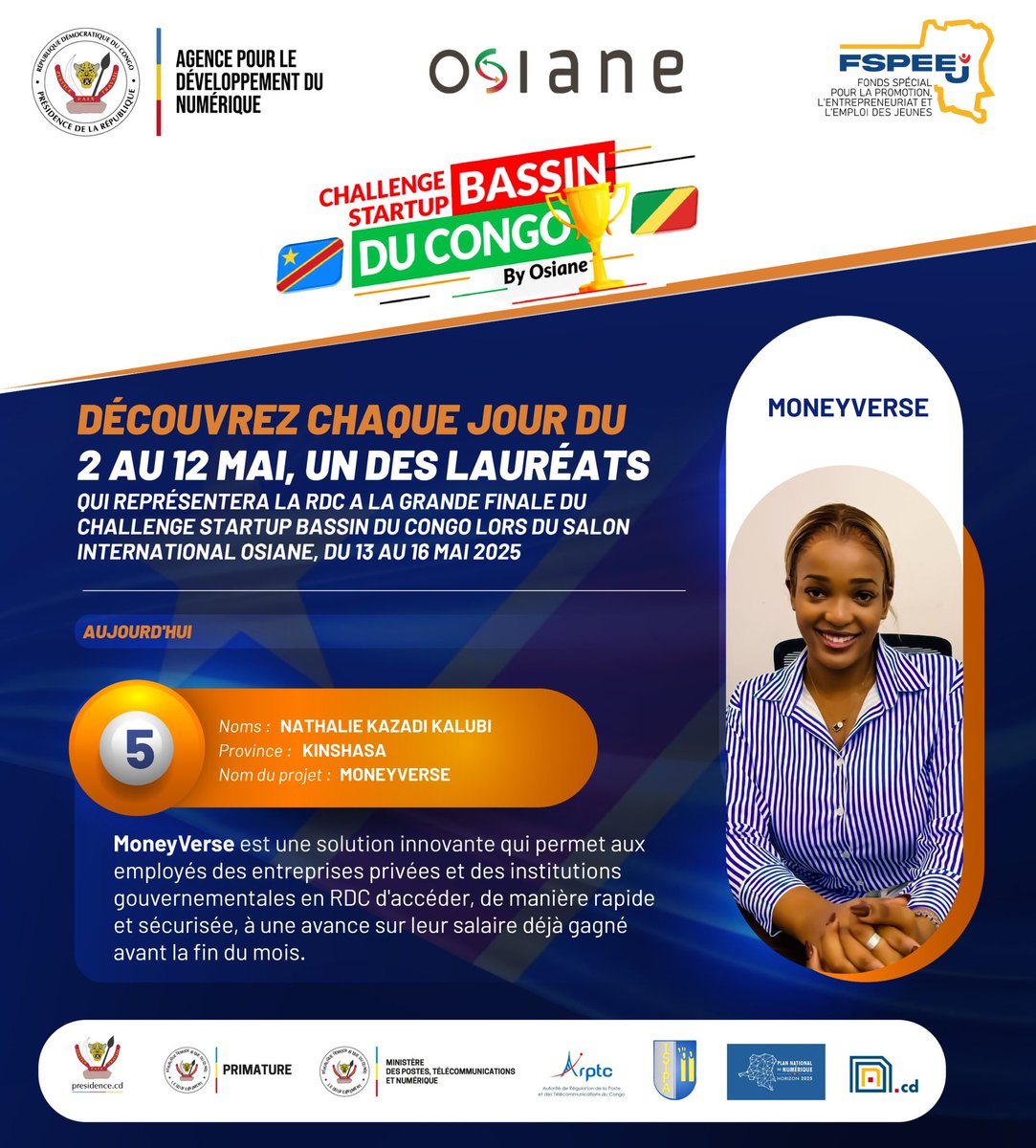 Challenge Grand Bassin du Congo  by OSIANE J-4❗️

 #bassinduCongo #Osiane25 #challenge #startUp #projet #ecosystemeTech #Innovation #RDC <a href="/OsianeCg/">Osianecg</a>