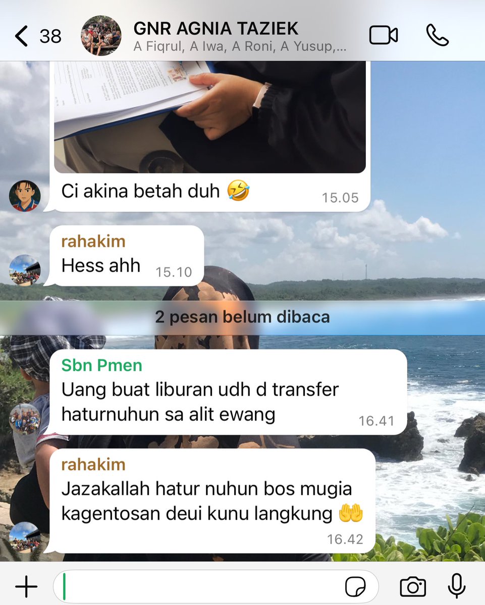Pulang kerja tadinya udah lemes eh dapet transferan jadi semangat lagi deh