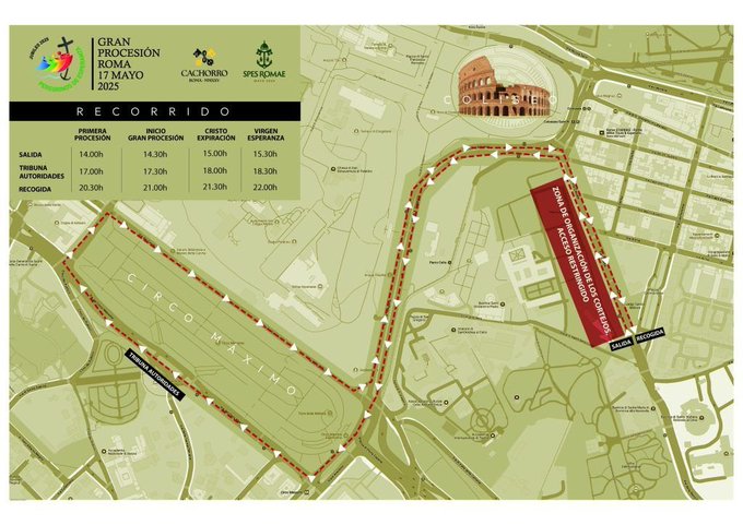 Hermandades participantes en el Jubileo de las Cofradías de Roma 2025