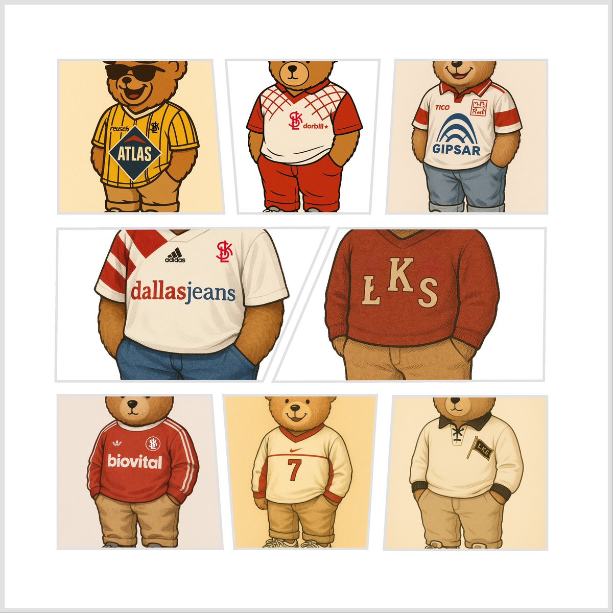 #Łodzianie 
Do ideału daleko ale coś z tego będzie…
 😉
Zabawa z koszulkami retro <a href="/LKS_Lodz/">ŁKS Łódź</a> 
<a href="/lkshistory/">Encyklopedia ŁKS</a>