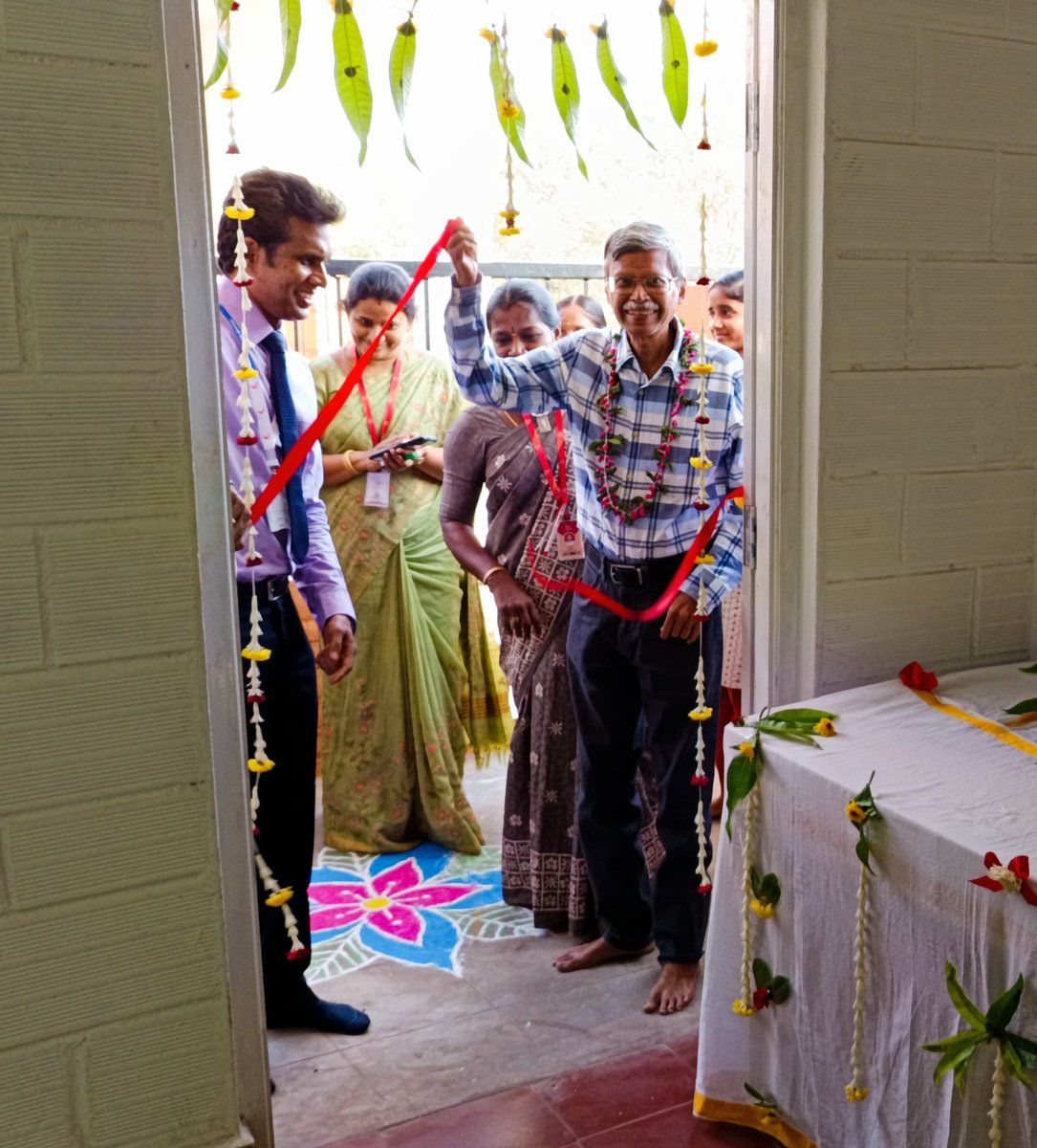 ishavidhya's tweet photo. Multi-Purpose Hall Inauguration

Sadashiv Rao, Director of YES BANK, and Udhaya Kumar, Cluster Head of YES BANK, inaugurated the much-needed hall for conducting seminars, yoga programs, club activities, and meetings. Thank you, YES Foundation, for the invaluable support. https://t.co/EsyPR8loAx
