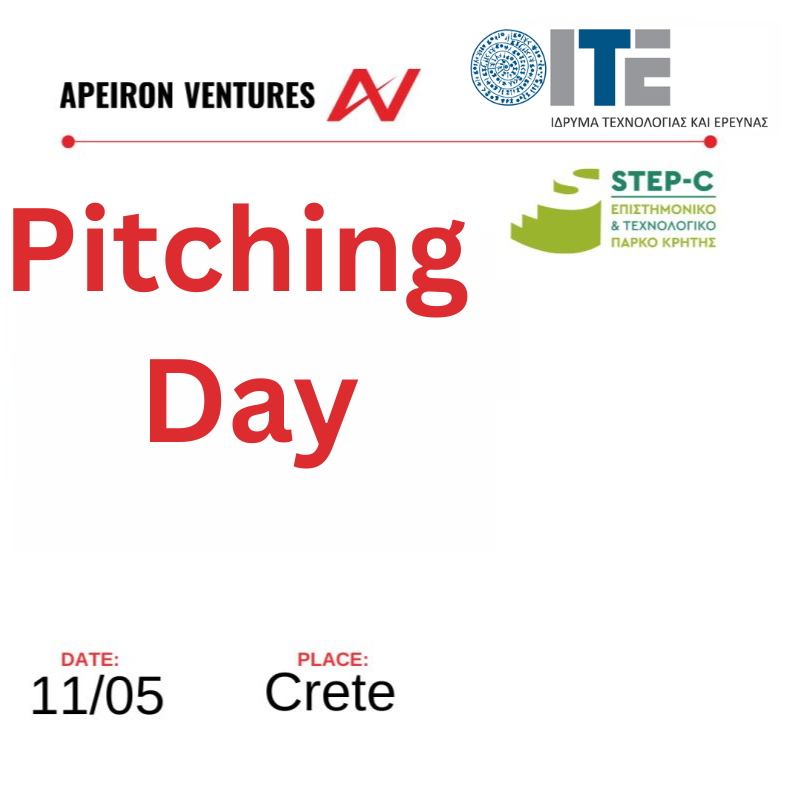 Pitching Day στο ΕΤΕΠ Κρήτης με το Apeiron VC

Την Κυριακή 11 Μαΐου, το ΕΤΕΠ Κρήτης διοργανώνει Pitching Day με το Apeiron VC, δίνοντας στις startups την ευκαιρία να παρουσιάσουν καινοτόμες ιδέες σε επενδυτές με διαθέσιμα κεφάλαια €25 εκατ. για pre-seed και seed στάδια
