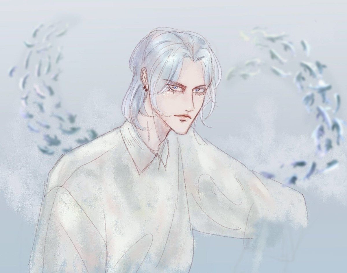RunaNeko1's tweet image. Entertaining myself by continuing to sketch my characters 🤍✨
This is the sea dragon Grayson
#art #sketches #sketchart #OC