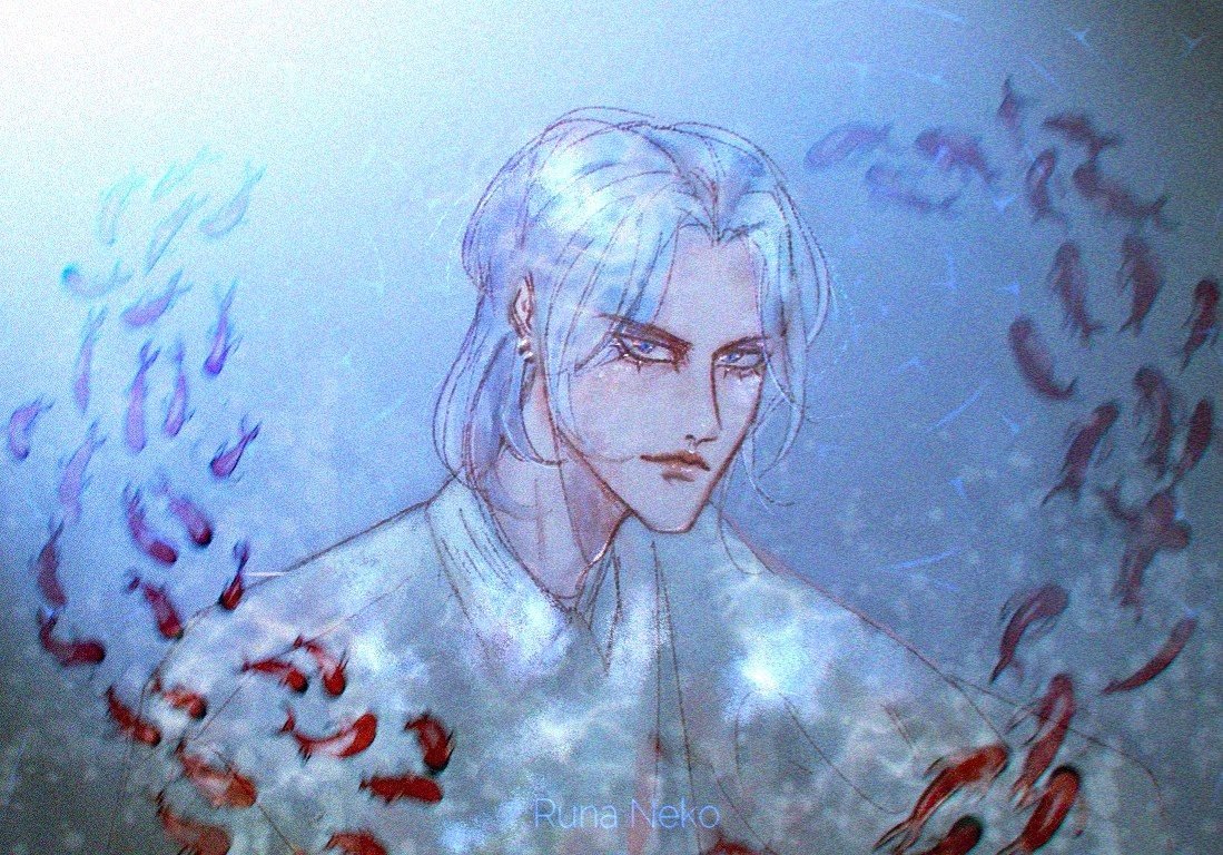 RunaNeko1's tweet image. Entertaining myself by continuing to sketch my characters 🤍✨
This is the sea dragon Grayson
#art #sketches #sketchart #OC