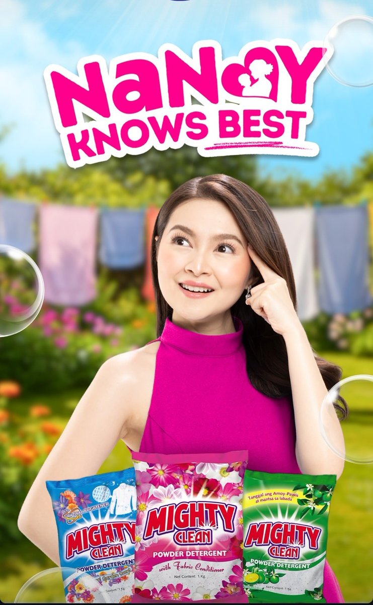 bardaupdates's tweet photo. May naisip ka na bang pangregalo kay Nanay? Kung wala pa, here's Barbie helping you out with Mighty Clean as a special treat for our nanays this Mother's Day!

Available at any stores and supermarket nationwide.

#BarbieForteza 
#BarDa #BarDaUpdates 
ctto https://t.co/U0KxmWYIqe