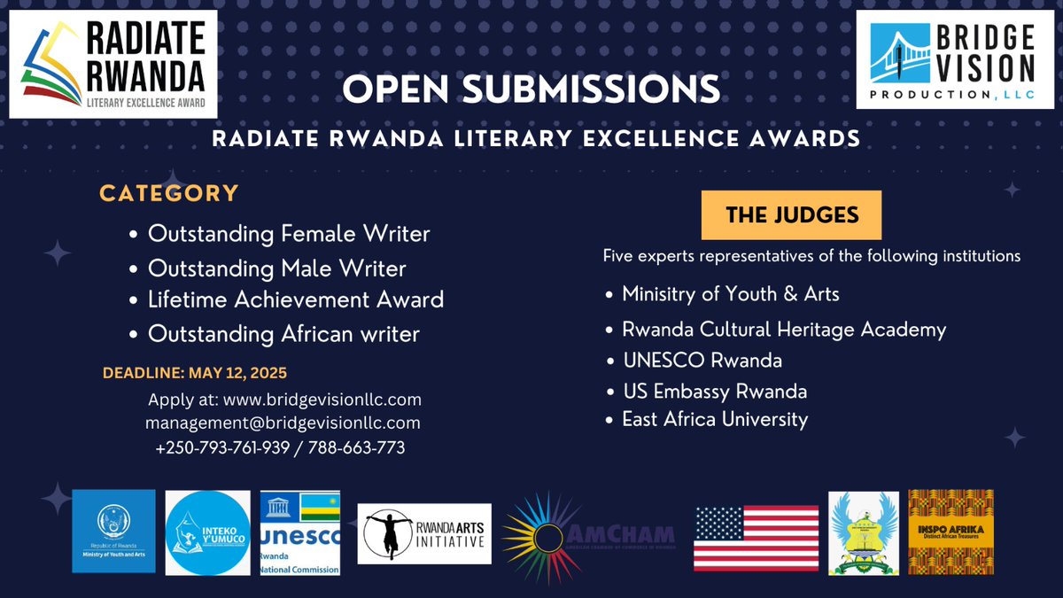 📢 We have extended the submissions deadline! Submit your application using the link: bridgevisionllc.com/application-rr…