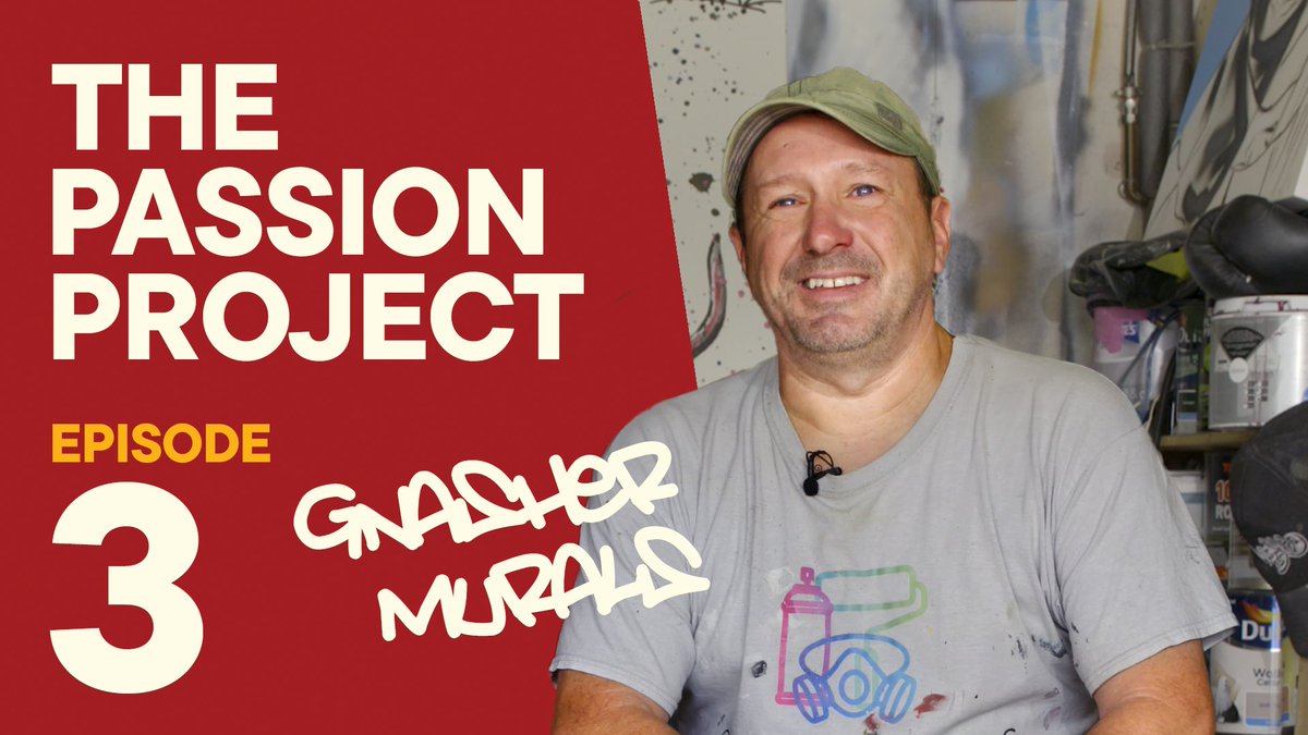 Have given The Passion Project a little facelift. Here's one we did with <a href="/GnasherMurals/">Gnasher</a> last summer. 
youtu.be/tUknusTt2J4?si…

#Documentary #StreetArt