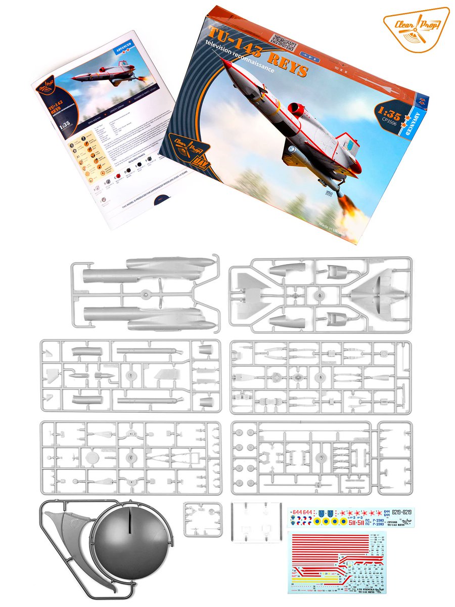 New Release Available Now!

We’re excited to announce that our brand-new kit
1/35 Scale Tu-143 Reys Television Reconnaissance – ADVANCED KIT (SKU: CP3506)
is now available for purchase on our website!