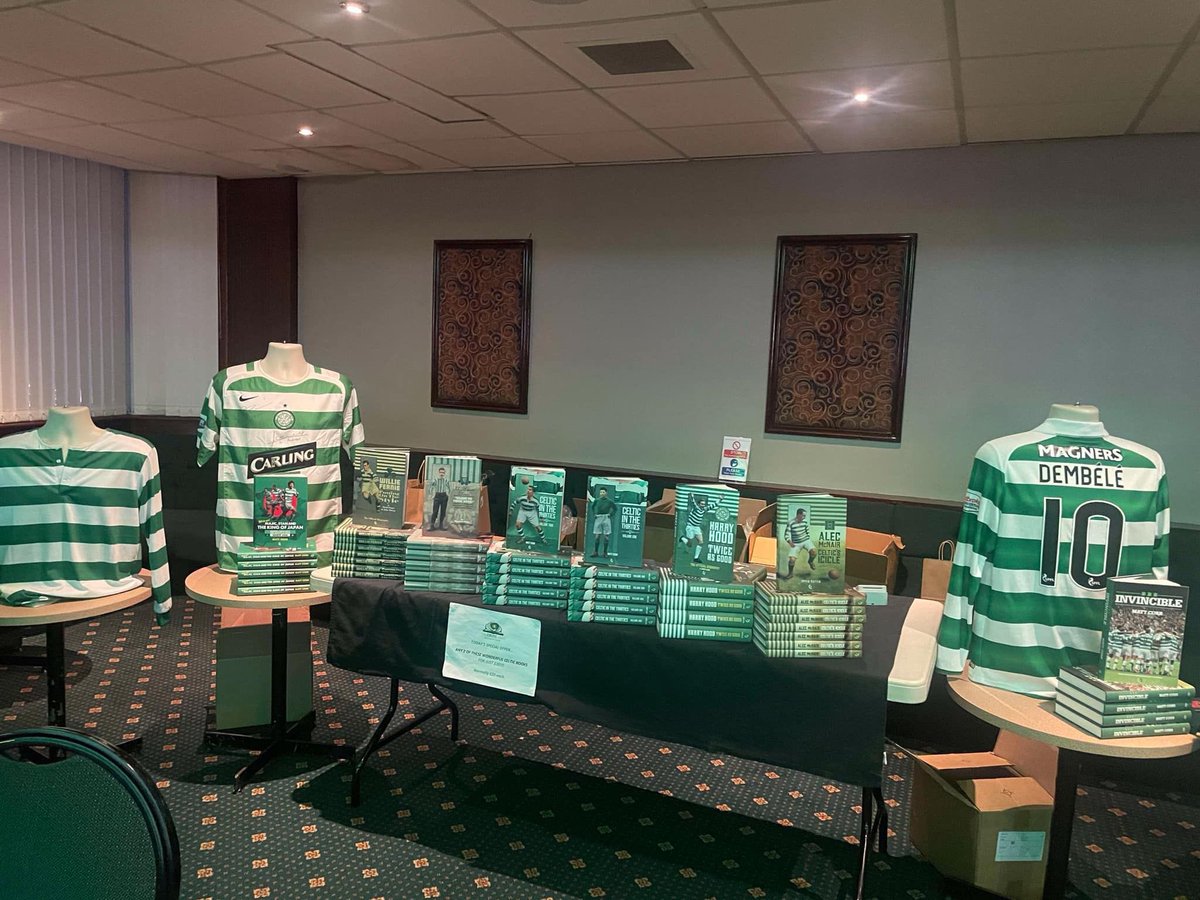🍀🎤📗 GORDON STRACHAN - MATT CORR - BOOK STALL 📗🎤🍀

At our evening w/ Gordon Strachan there’ll be a book stall set up with an option to buy Celtic books from Matt Corr.

Tickets are still available for Friday, on sale from the bar. It should be a cracker w/ Gordon Strachan