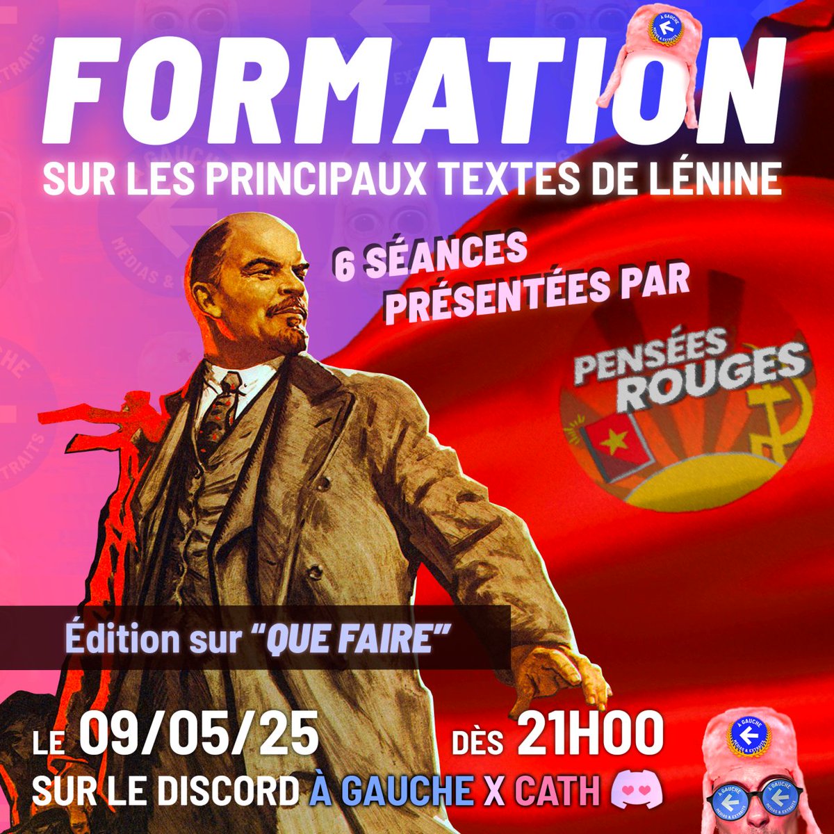 cathédrale osseuse 🦴 (@cath_osseuse) on Twitter photo C'est ce soir les amis.es ! On poursuit notre formation sur l'oeuvre de Lénine avec <a href="/PenseesRouges/">Pensées Rouges 🇵🇸</a>
Plus qu'un révolutionnaire, Lénine était aussi un théoricien qui a su enrichir la pensée de Marx
Lien du Discord : discord.com/invite/NGBc4nT… C'est ce soir les amis.es ! On poursuit notre formation sur l'oeuvre de Lénine avec <a href="/PenseesRouges/">Pensées Rouges 🇵🇸</a>
Plus qu'un révolutionnaire, Lénine était aussi un théoricien qui a su enrichir la pensée de Marx
Lien du Discord : discord.com/invite/NGBc4nT…