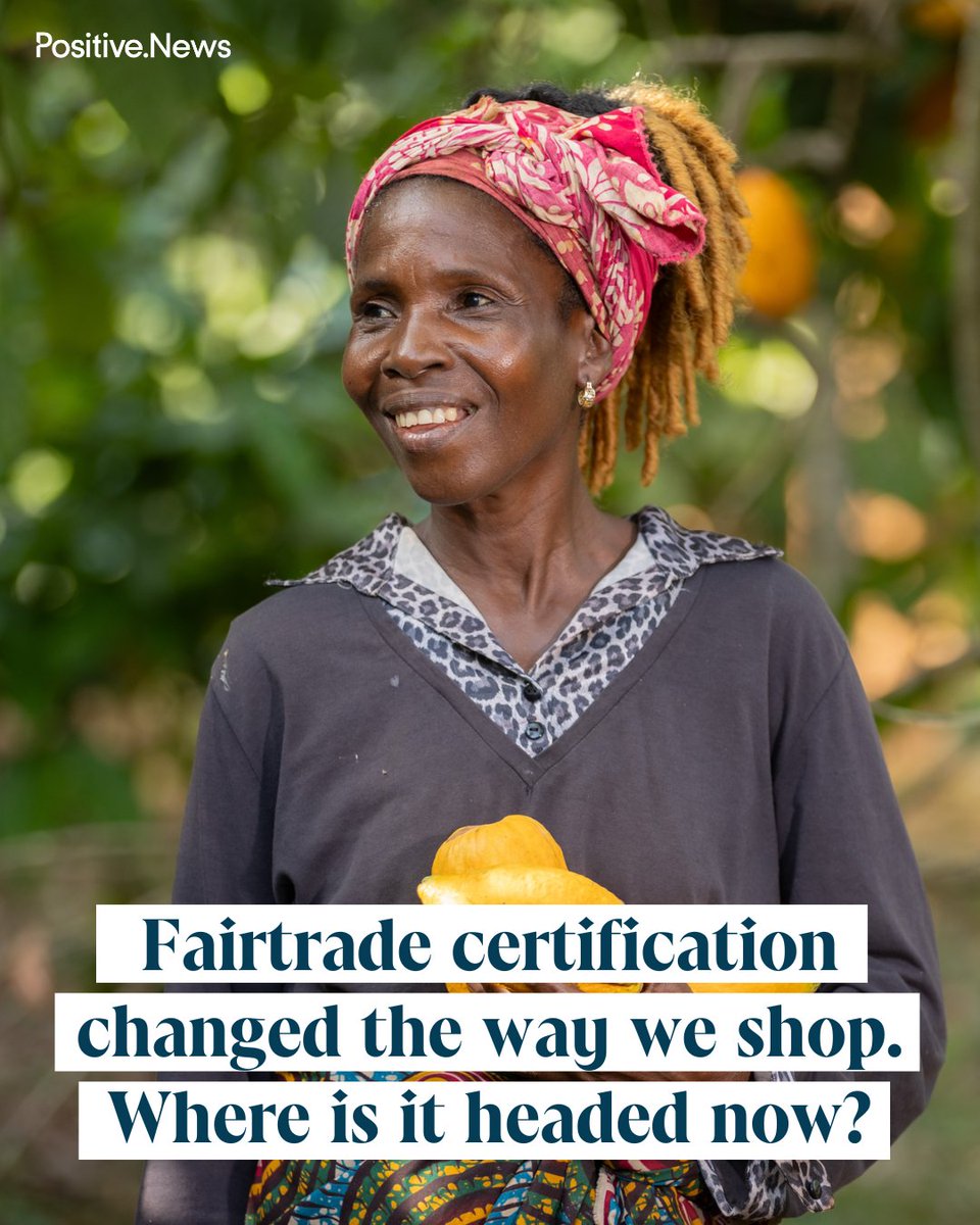 Positive News (@positivenewsuk) on Twitter photo “Fairtrade is about much more than better prices, it’s about strengthening communities” – Shared Interest managing director, Patricia Alexander
Partner content supported by <a href="/SharedInterest/">Shared Interest</a>
positive.news/society/fairtr… “Fairtrade is about much more than better prices, it’s about strengthening communities” – Shared Interest managing director, Patricia Alexander
Partner content supported by <a href="/SharedInterest/">Shared Interest</a>
positive.news/society/fairtr…