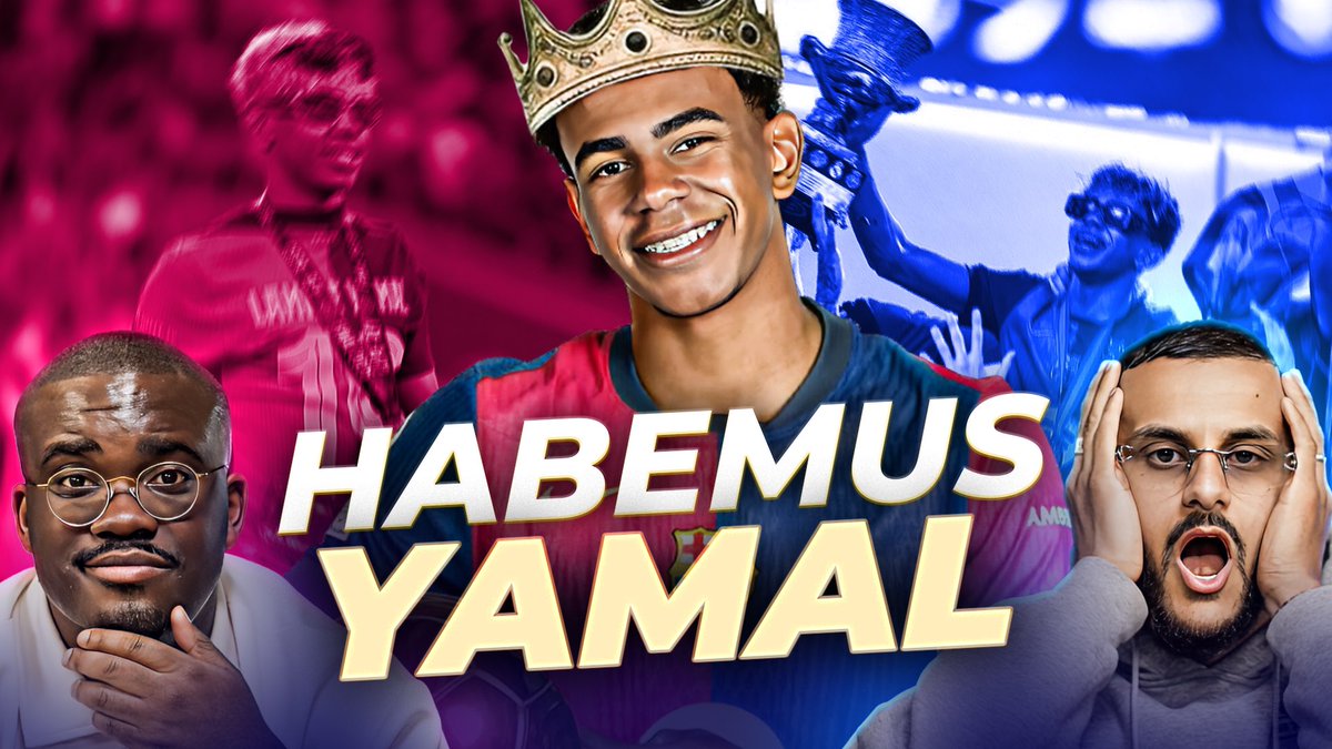 Le Club des 5 (@leclubdes_5) on Twitter photo 👑 Lamine Yamal : déjà le meilleur joueur du monde ?
🎙️Un débat animé par <a href="/VaslinSamuel/">Samuel Vaslin</a> avec <a href="/EltoMok/">Elton Mokolo</a> et <a href="/MohaBezzouaoui/">Mohamed</a>
🔗tinyurl.com/mmcjpxpu🔗 👑 Lamine Yamal : déjà le meilleur joueur du monde ?
🎙️Un débat animé par <a href="/VaslinSamuel/">Samuel Vaslin</a> avec <a href="/EltoMok/">Elton Mokolo</a> et <a href="/MohaBezzouaoui/">Mohamed</a>
🔗tinyurl.com/mmcjpxpu🔗