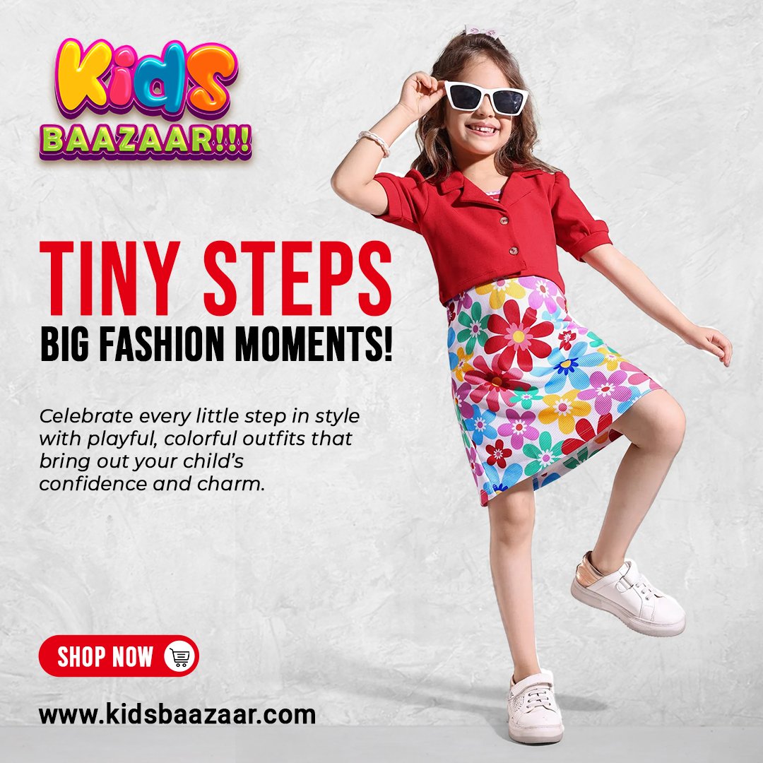 ✨ Dress up the little moments in big, bold colors! 🌈👗
Let your child's confidence shine with our vibrant kidswear! 😍🧒

#kidsfashiontrends #kidsfashıon #tinytrendsetters #colorfulstyle #confidentkids #kidsstylegoals #littlefashionista #shopkidswear #playfuloutfits #kidsbazaar