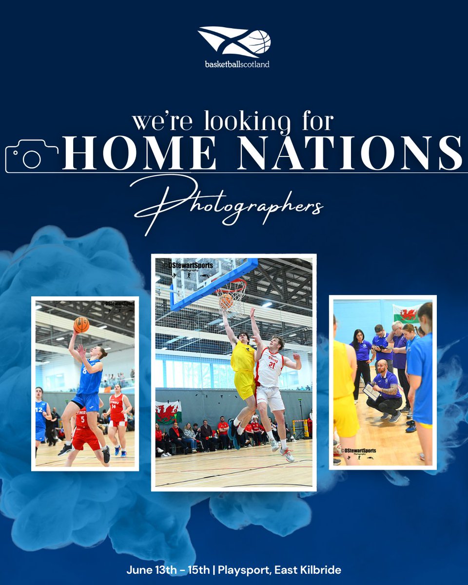 📸 We’re looking for passionate photographers to join our U14 Home Nations media team. You’ll be courtside, capturing every fast break, buzzer beater and celebration - with your images shared across the participating Nations.

Find out more and apply ➡️ bit.ly/3GYHI06