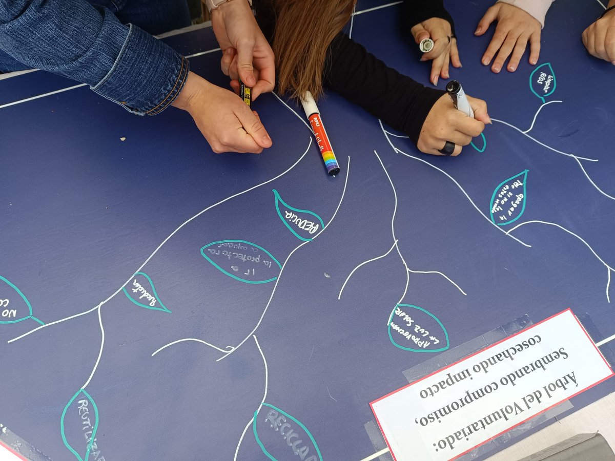 Ayer estuvimos en IES Bajo Aragón de Alcañiz, en la Feria #Apuntatealosano, para compartir todo lo que se puede hacer para proteger el medio ambiente desde el voluntariado y la solidaridad

#apuntatealosano #AlcañizVoluntario #aragonvoluntario