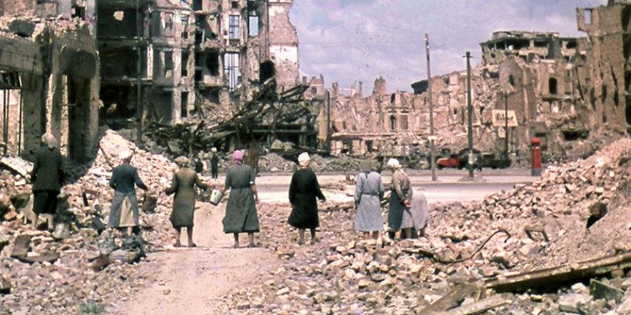 "With that amount of destruction, how can the next generation of Germans not be radicalized Nazis?"