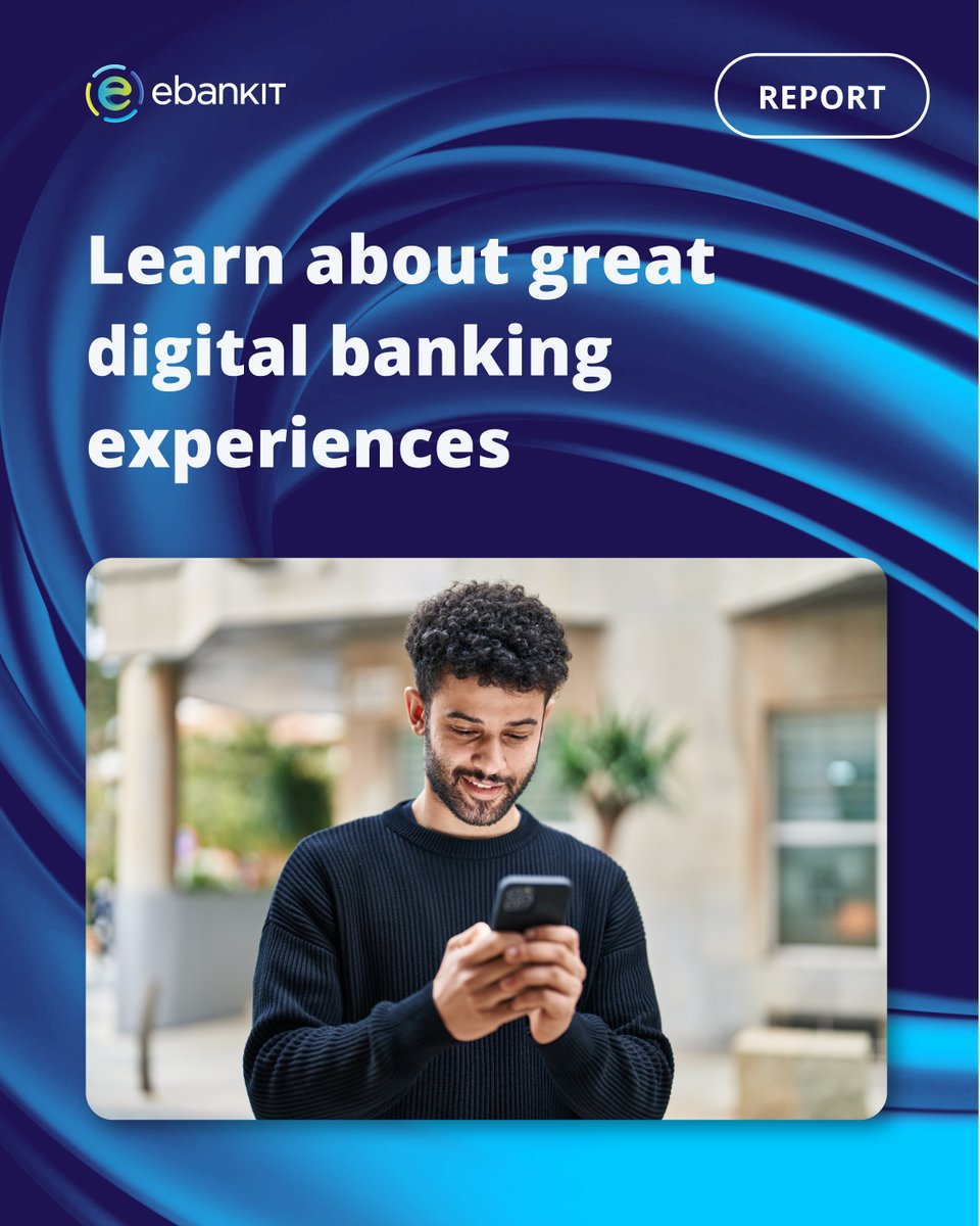 e_bank_it's tweet image. Your customers are looking for great experiences - and we’re here to help you deliver them. 

Download our latest report today to discover omnichannel strategies that will help your financial institution create better experiences for users and customers: hubs.ly/Q03lFj6m0