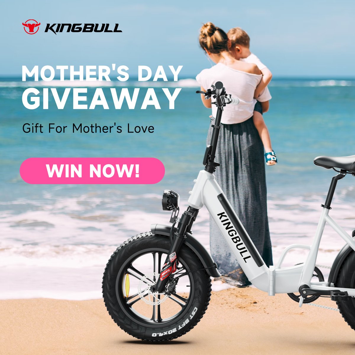 Happy Coming Mother's Day! Gifts are ready for every mother and who loves his/her mother!
This moving Mother's Day, we are giving away 1 White Literider and 10 $200 discount coupons for the participants, click the link to participate the giveaway to win a chance to get a bike for